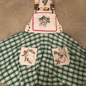 Vintage tablecloth dress by Psychic Outlaw. Perfect condition. Size M/L.